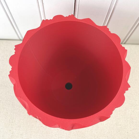 Sculptural Geometric Indoor Planter, Corru Planter Pot, Tabletop Planter - Picture 6 of 10